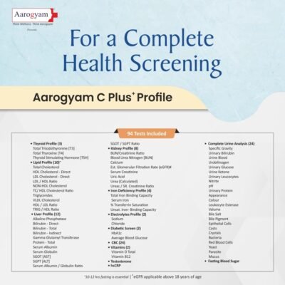 AAROGYAM C PLUS PROFILE WITH UTSH