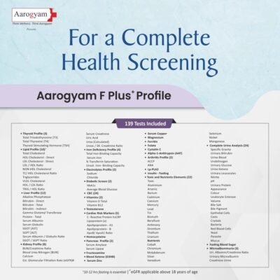 AAROGYAM F PLUS PROFILE WITH UTSH